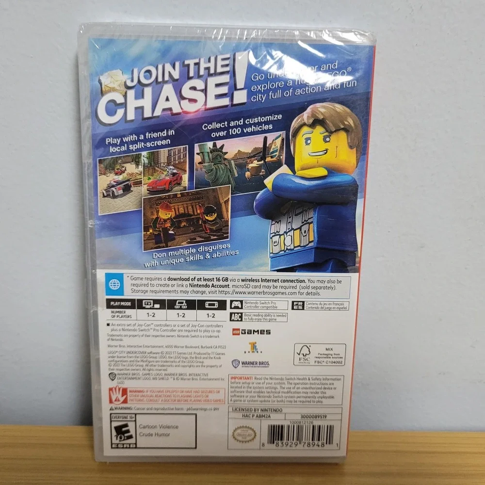 LEGO City Undercover Nintendo Switch Game - Full Game Download